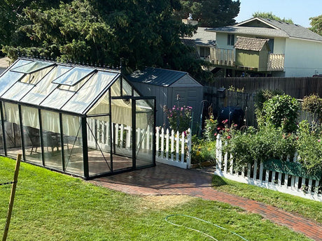 Jr Victorian Greenhouse - Jr Victorian™ 8X8X12.ft VIC 24 Glass Greenhouse