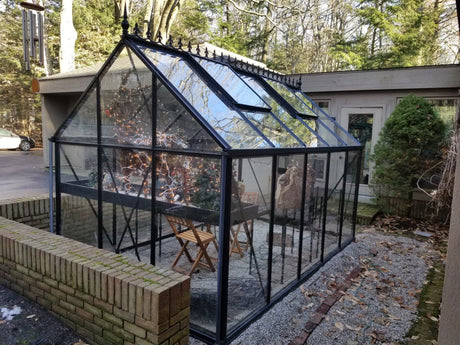 Jr Victorian Greenhouse - Jr Victorian™ 8X8X12.ft VIC 24 Glass Greenhouse