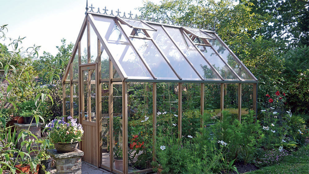 Lancing 10.ft Wide Cedar Premium Greenhouse