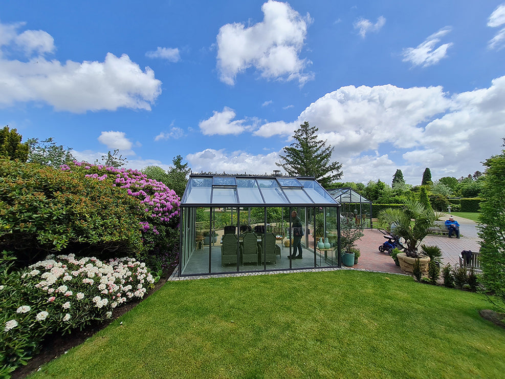 Livingten Livable Luxury Glass Greenhouse