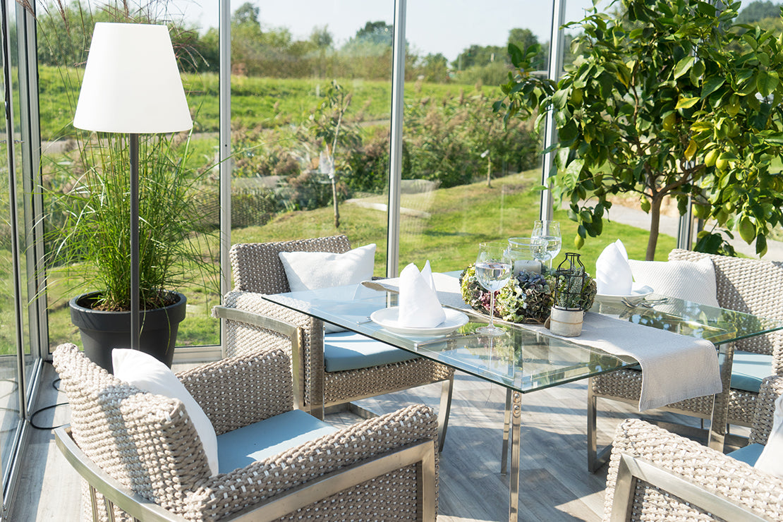 Livingten Livable Luxury Glass Greenhouse