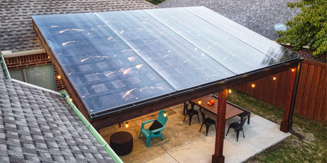 Polycarbonate Panel - Apollo Pergola Roof Covering System Kit