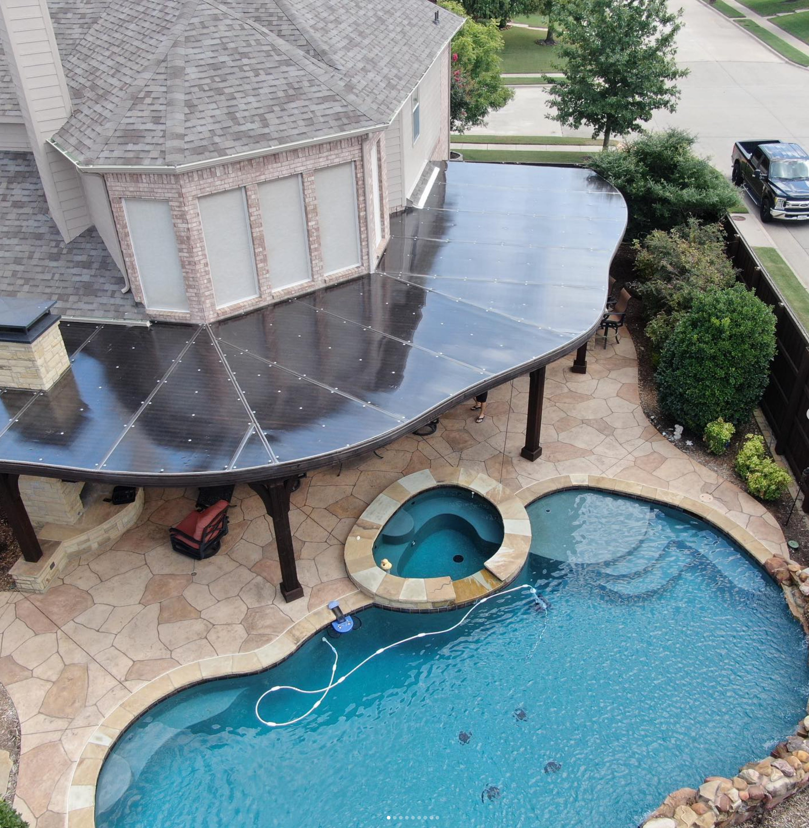 Polycarbonate Panel - Apollo Pergola Roof Covering System Kit