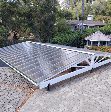 Polycarbonate Panel - Hercules Pergola Roof Covering System Kit