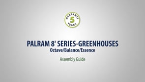 Essence™ 8x8x12.ft Twin Wall Greenhouse