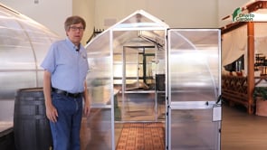 RIGA 2S™ 7X7X8.ft Poly Hobby Greenhouse