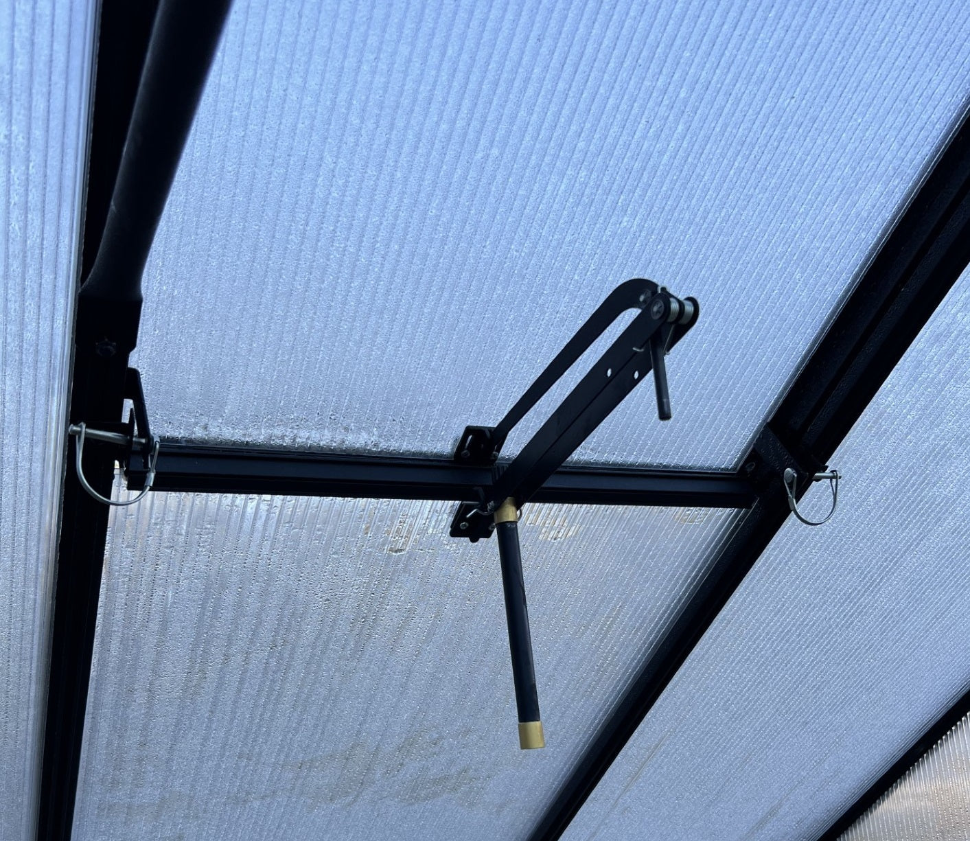 MONT™ 8x8x12.ft  Black Frame Greenhouse