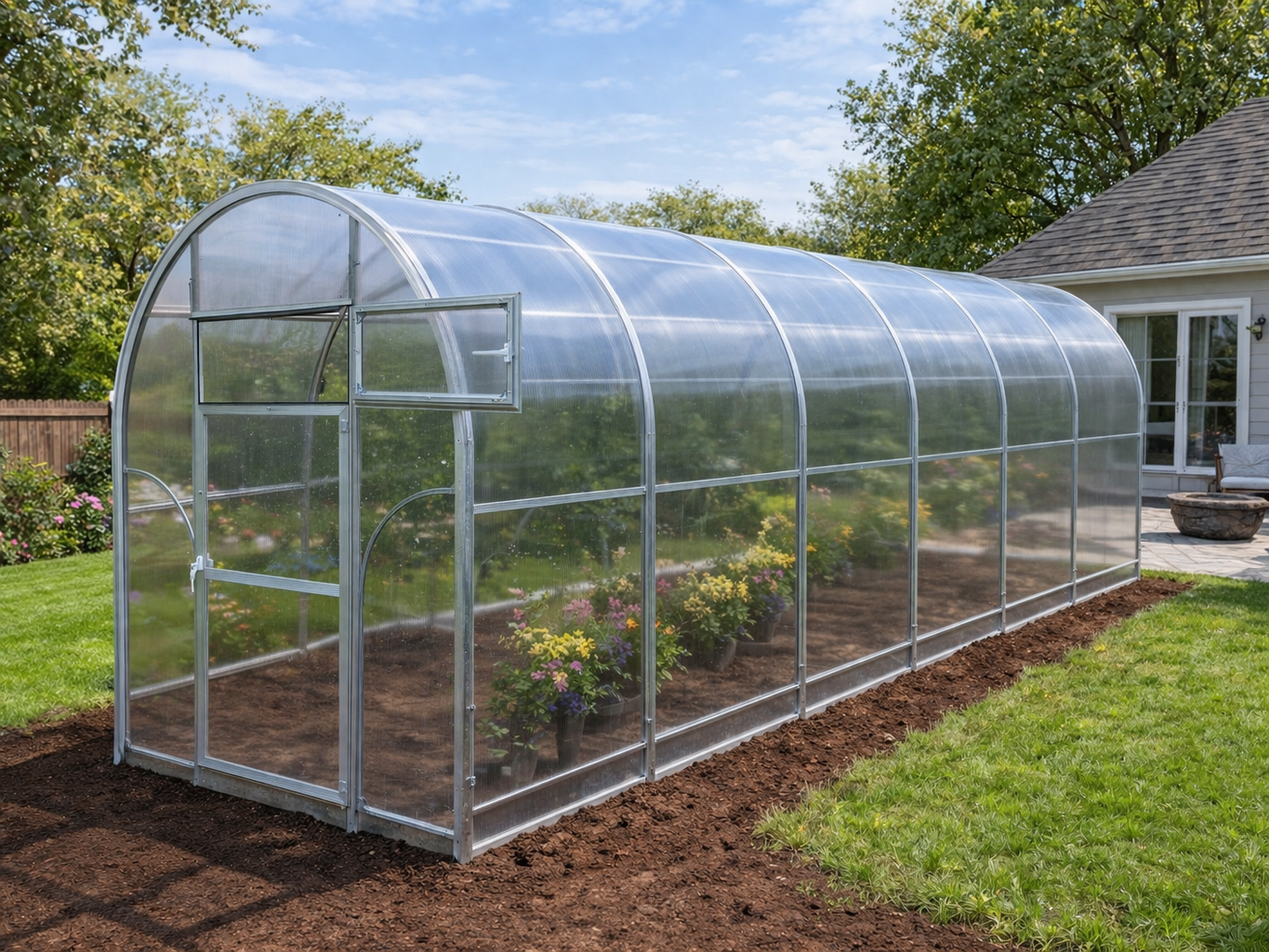 Sigma 26 Small 6.5x8x26.ft Greenhouse (Gen 3)