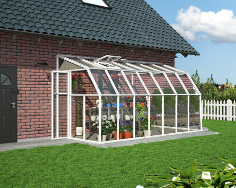 Sun Room 6 Greenhouse - Sun Room 2™ 6x8x14.ft Lean-to Solarium Kit