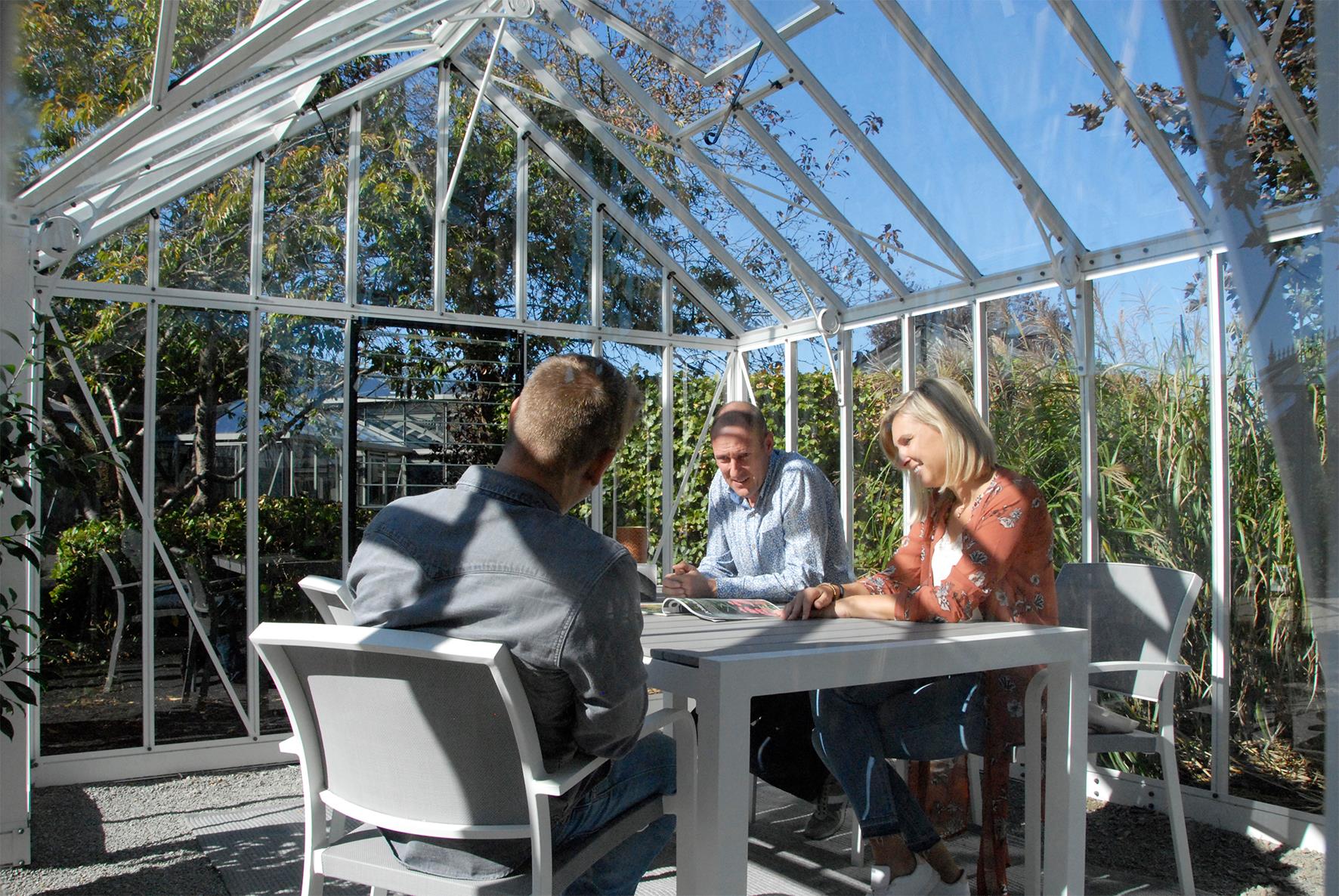 Victorian T-Shape - EOS™ 13X10X13.ft T-Shaped Greenhouse Ground Edition
