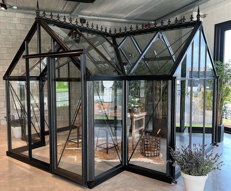Victorian T-Shape - Jr Victorian™ 10X8X13.ft Orangerie Greenhouse