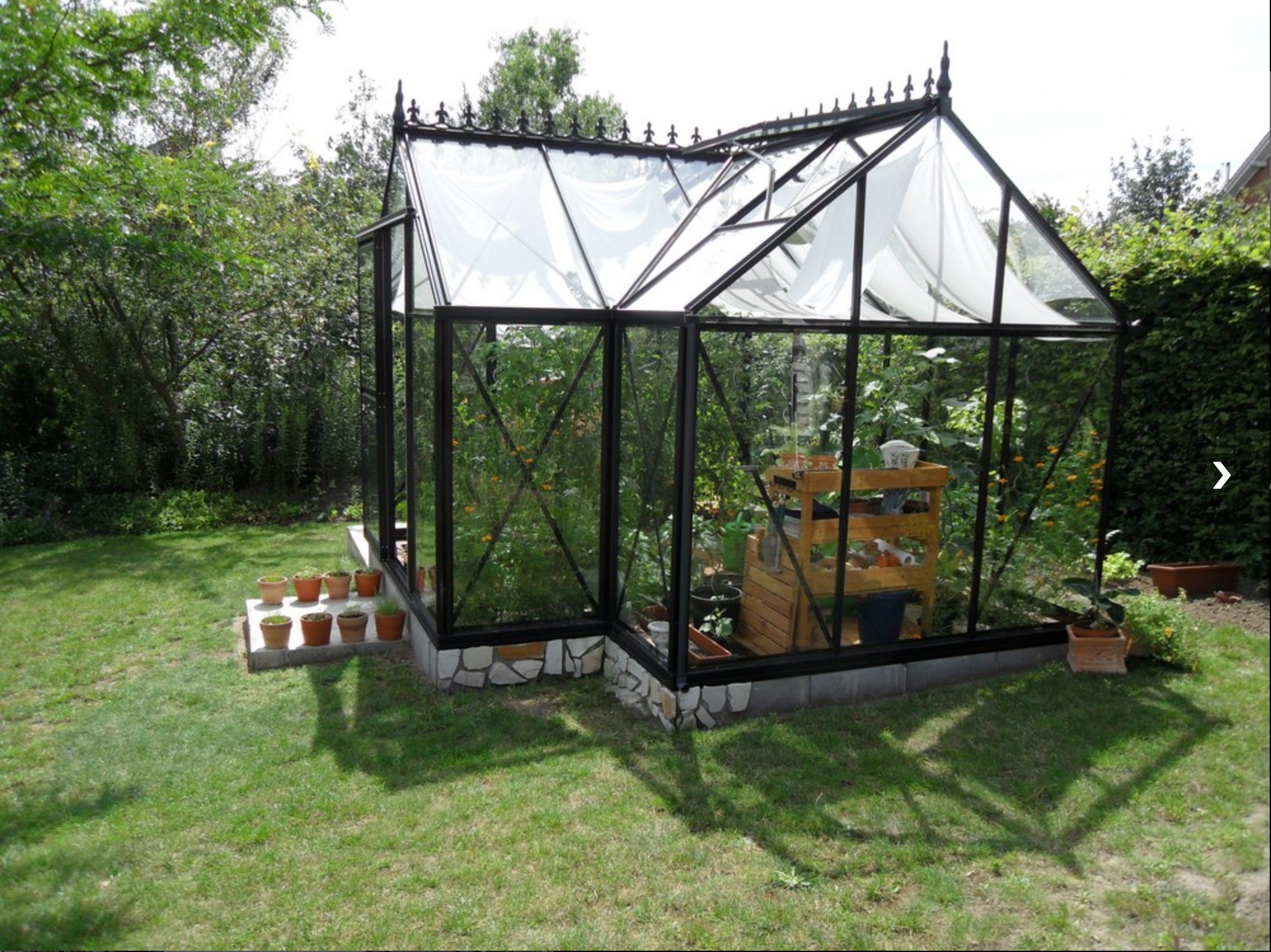 Victorian T-Shape - Jr Victorian™ 10X8X13.ft Orangerie Greenhouse