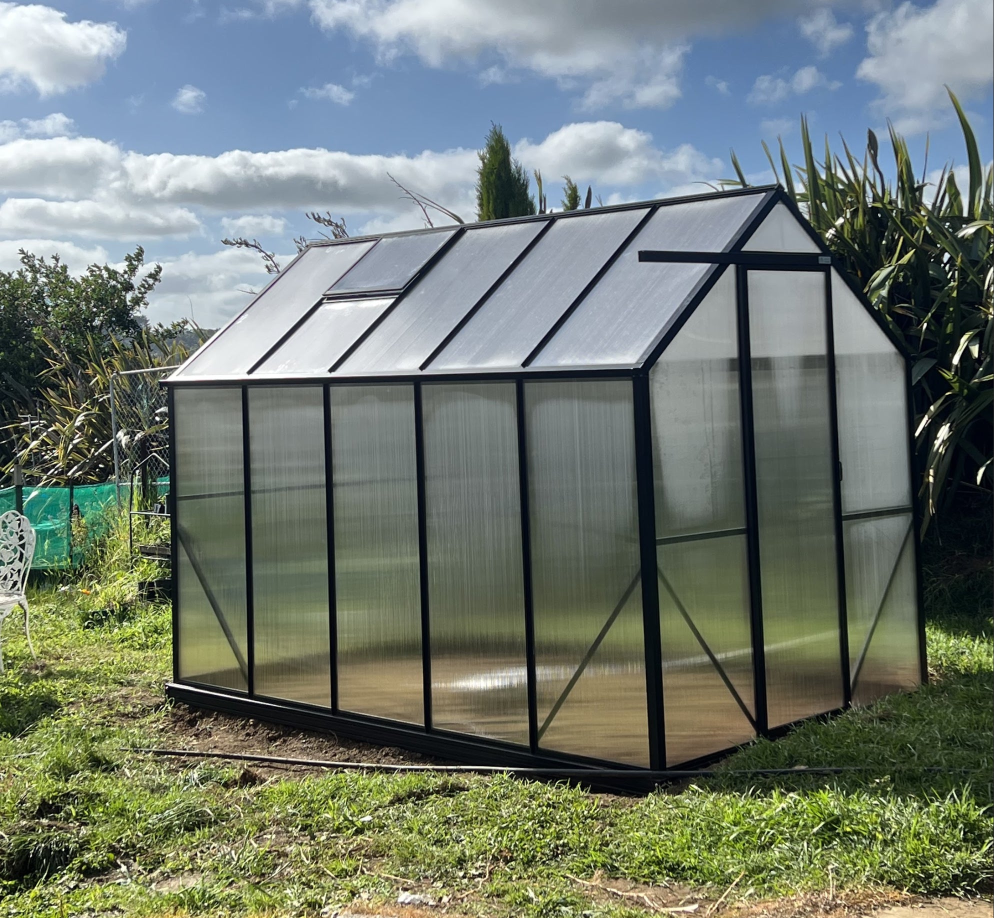 Winter Gardenz Greenhouse - Winter Gardenz™ 6x7x10 Super Duty Black Greenhouse