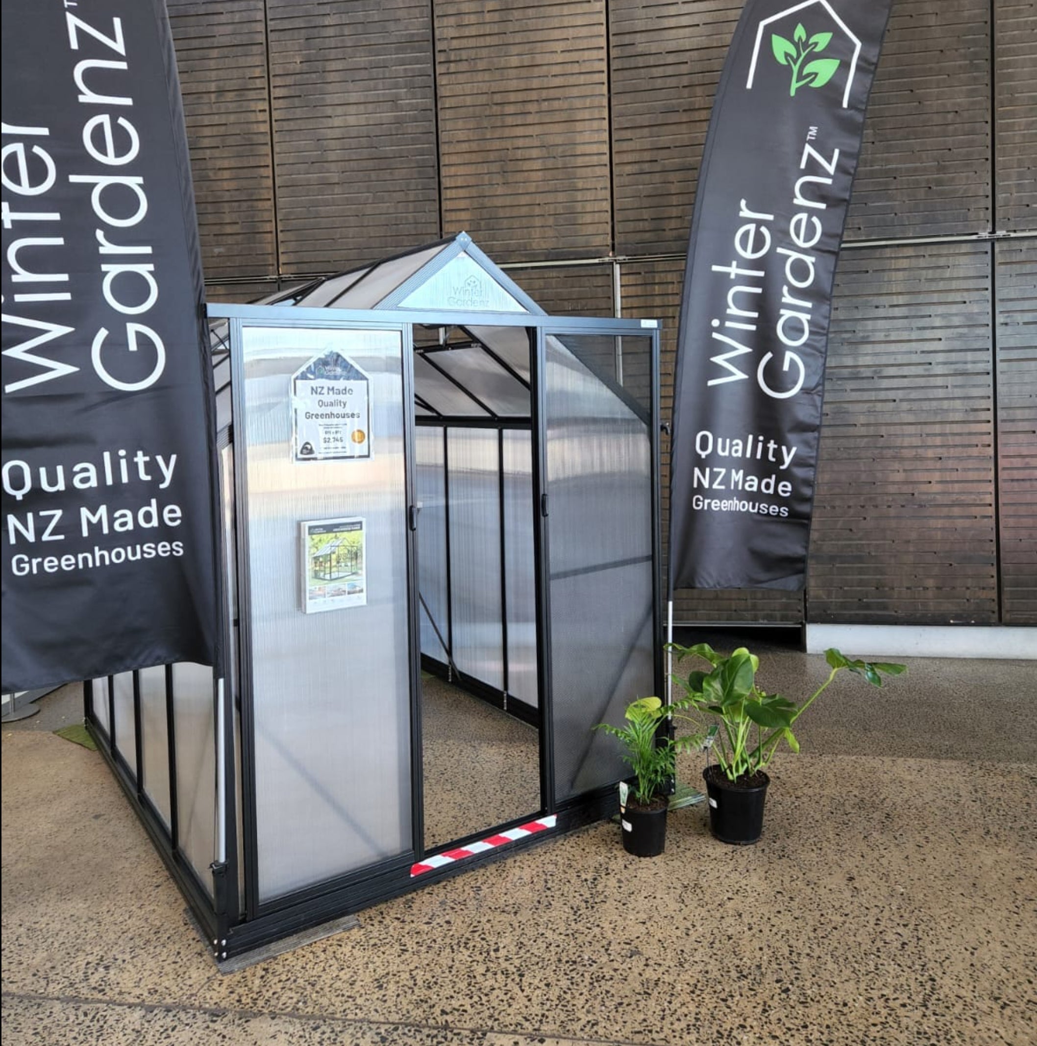 Winter Gardenz Greenhouse - Winter Gardenz™ 6x7x10 Super Duty Black Greenhouse