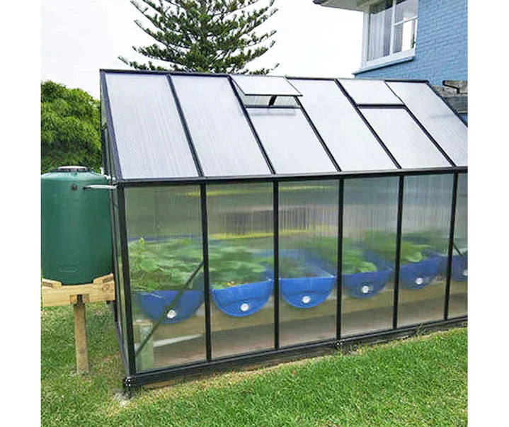 Winter Gardenz Greenhouse - Winter Gardenz™ 6x7x10 Super Duty Black Greenhouse