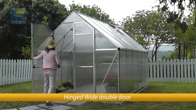 Essence™ 8x8x12.ft Twin Wall Greenhouse