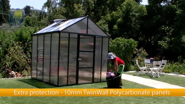 Glory™ 8x8x12.ft Year-Round Greenhouse