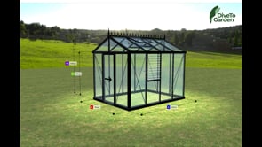 Royal. Victorian™ 8X9X10.ft VI23 Greenhouse