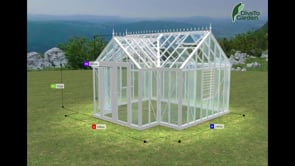 Royal EOS 13X10X13.ft Normal Wide Glass Orangerie