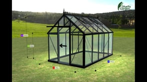 Junior Victorian™ 8X8X12.ft VIC 24 Greenhouse