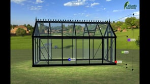 Junior Victorian™ 8X8X15.ft VIC 25 Greenhouse