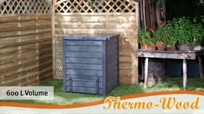 Thermo Wood™ Compost Bin with Soil Fence