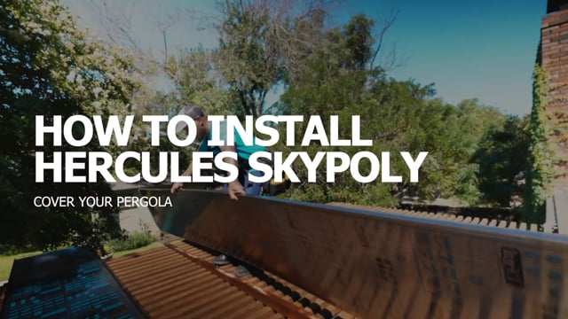 Hercules Leakproof Guarantee Premium Pergola Covering Kit