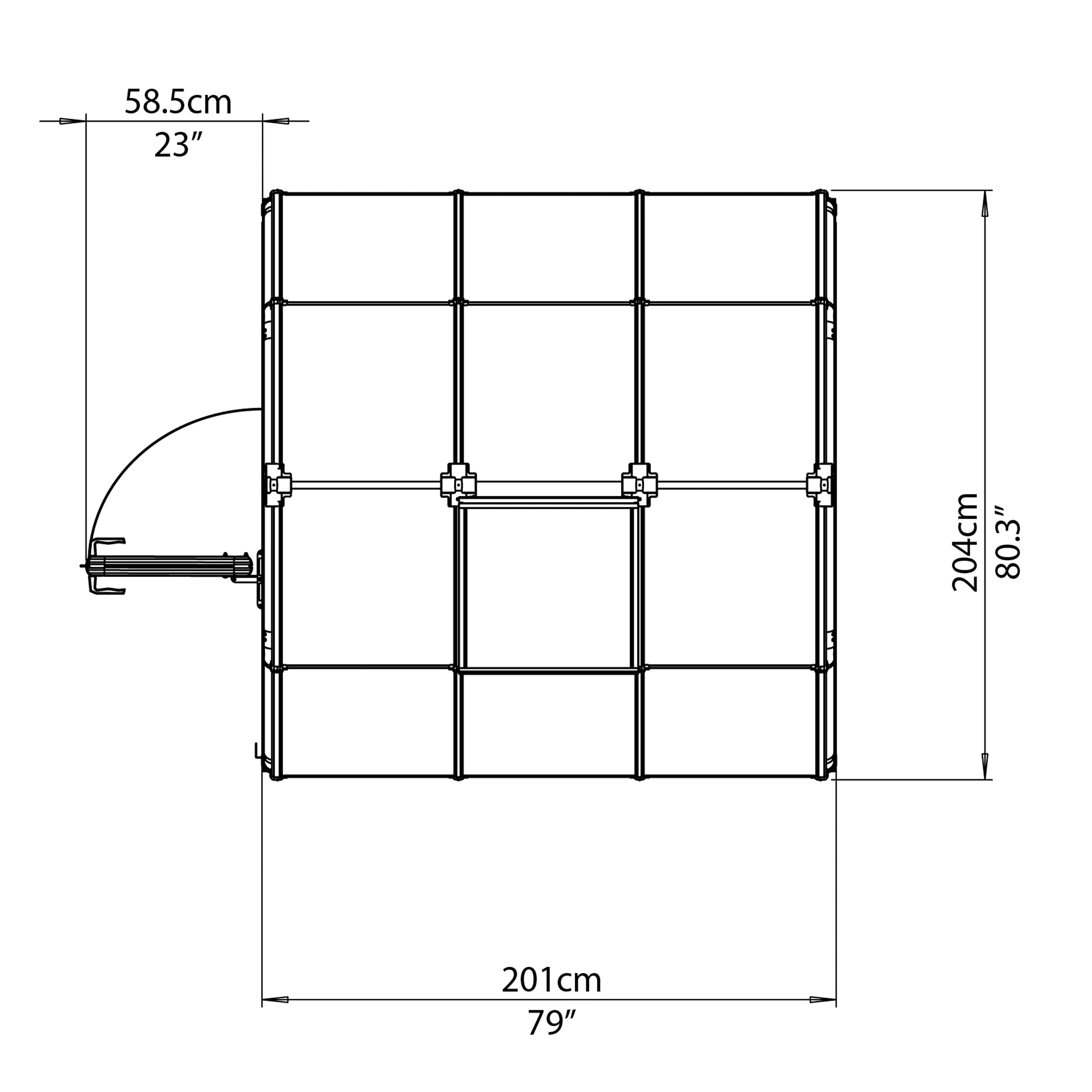 EcoGrow 2™ 6x6x6.ft Twin-Wall Greenhouse - Dive To Garden