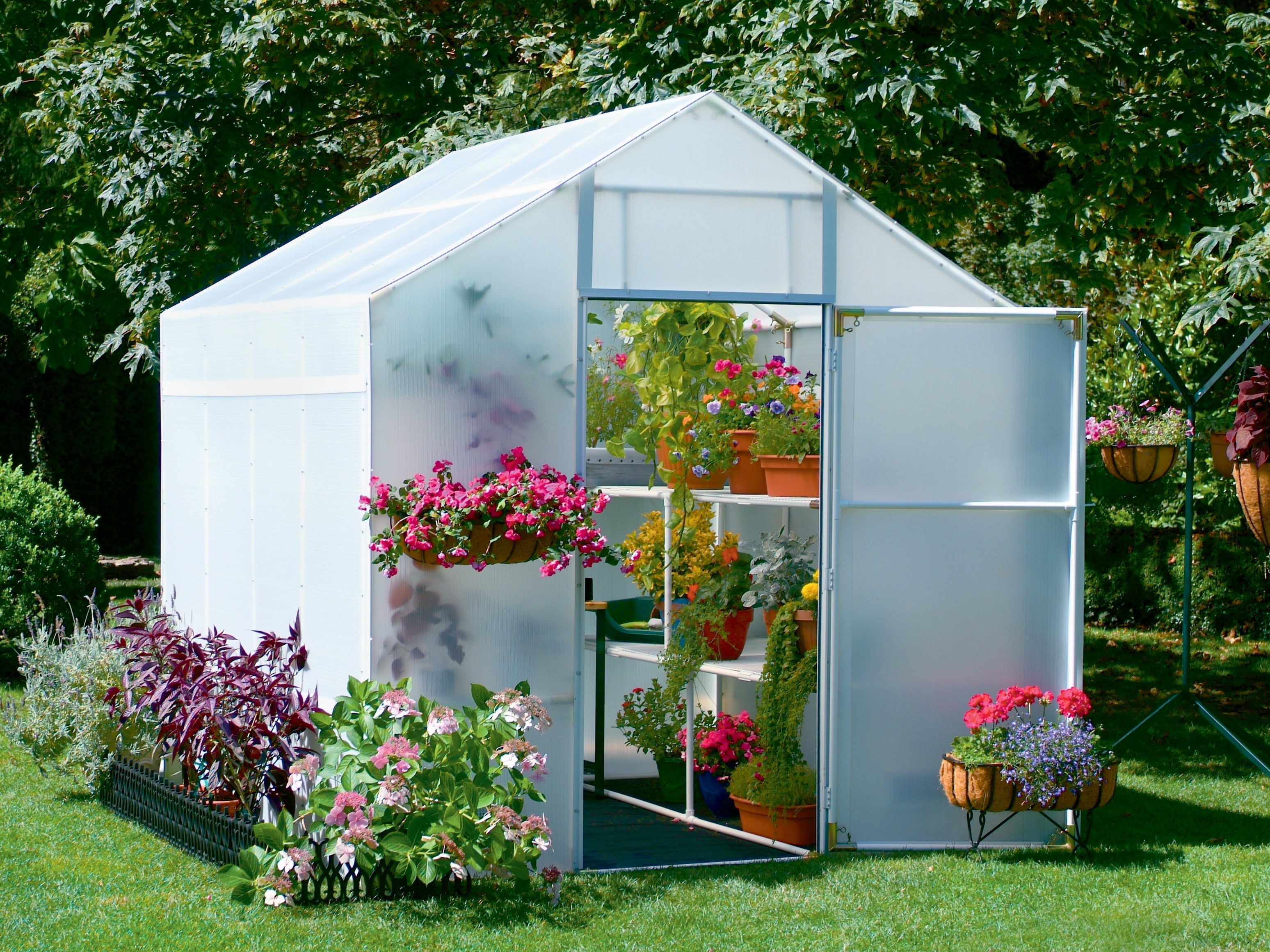 Garden Master™  8x8x16.ft Heat Efficient Greenhouse - Dive To Garden
