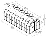 Grand Gardener 2™ Resin 8x8x20.ft Greenhouse - Dive To Garden