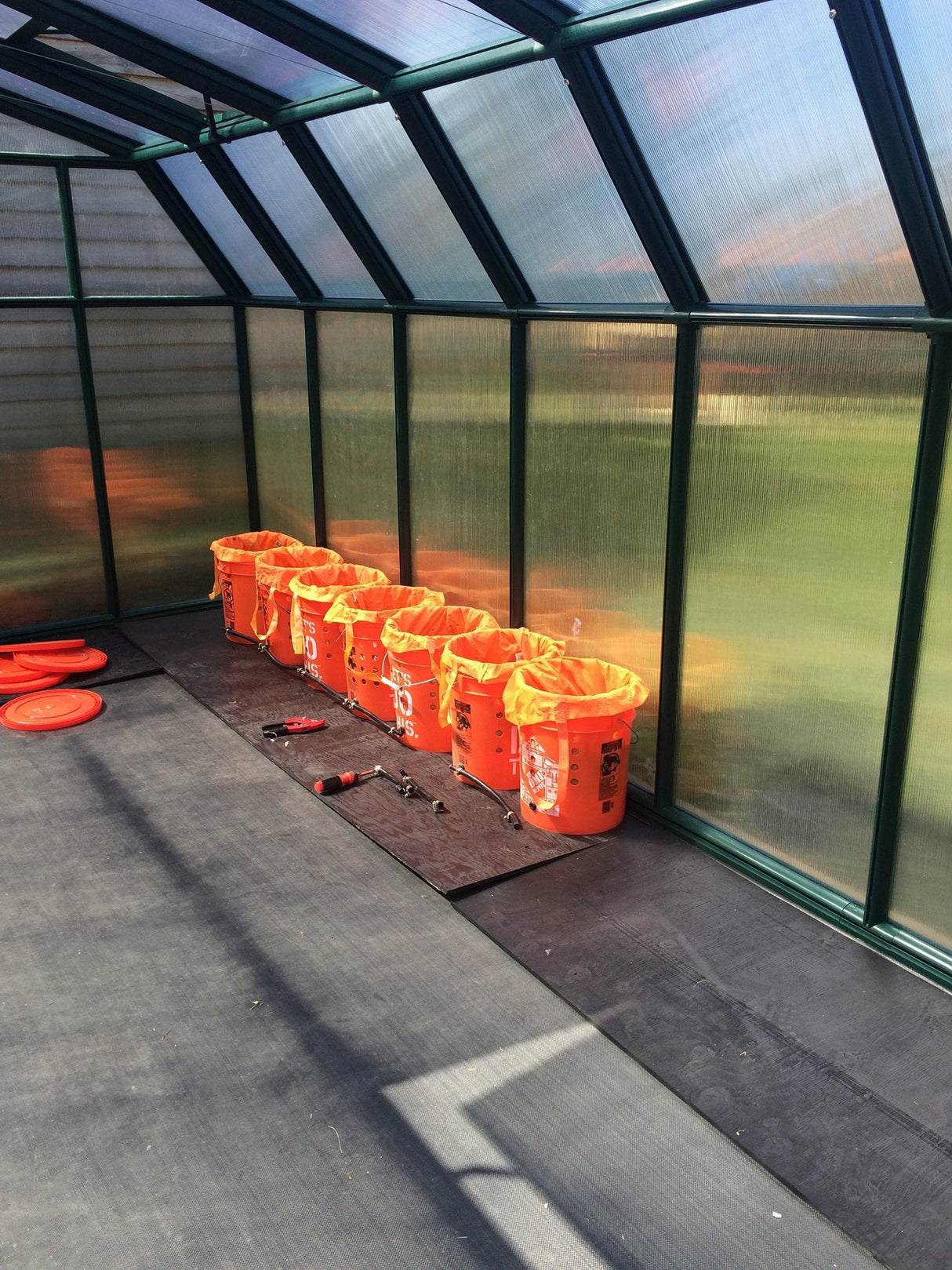 Grand Gardener 2™ Resin 8x8x20.ft Greenhouse - Dive To Garden