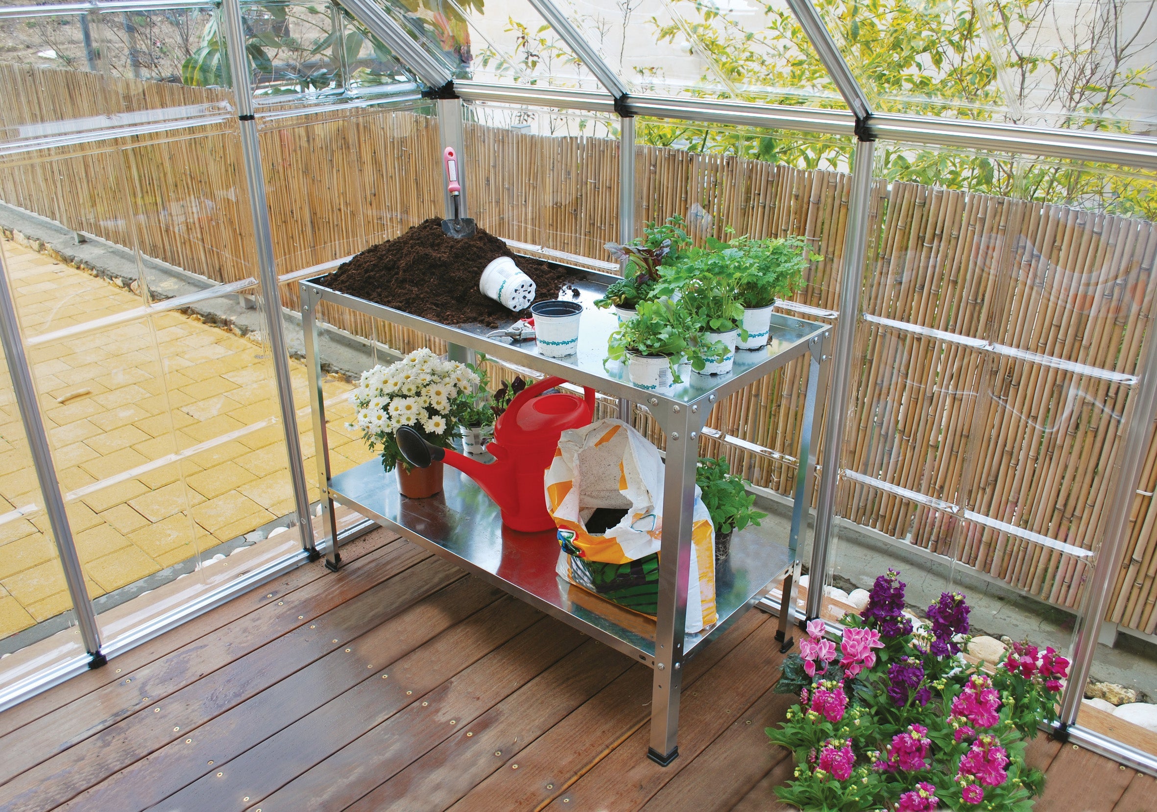 Palram® Steel Work Bench - Dive To Garden