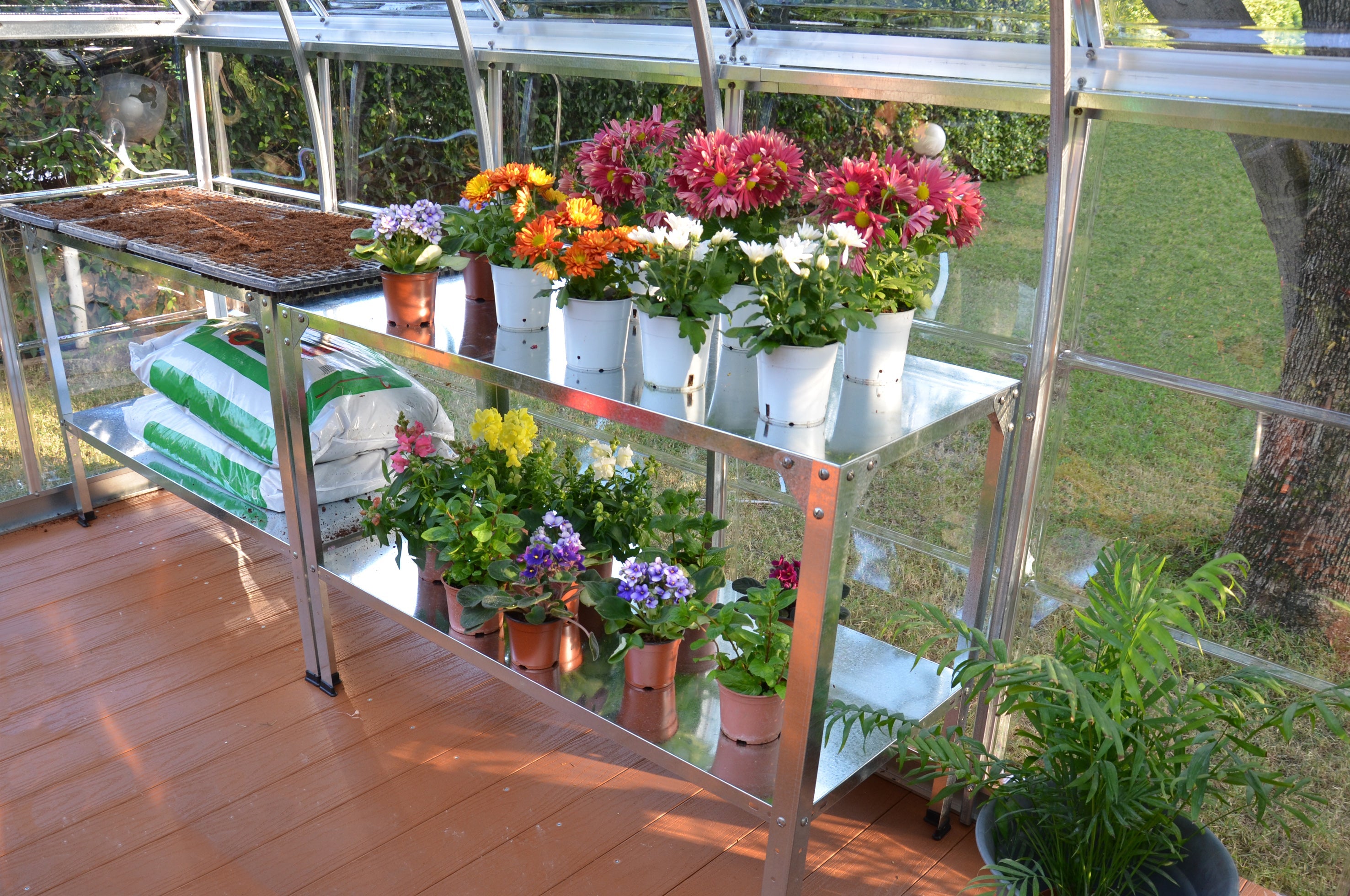 Palram® Steel Work Bench - Dive To Garden