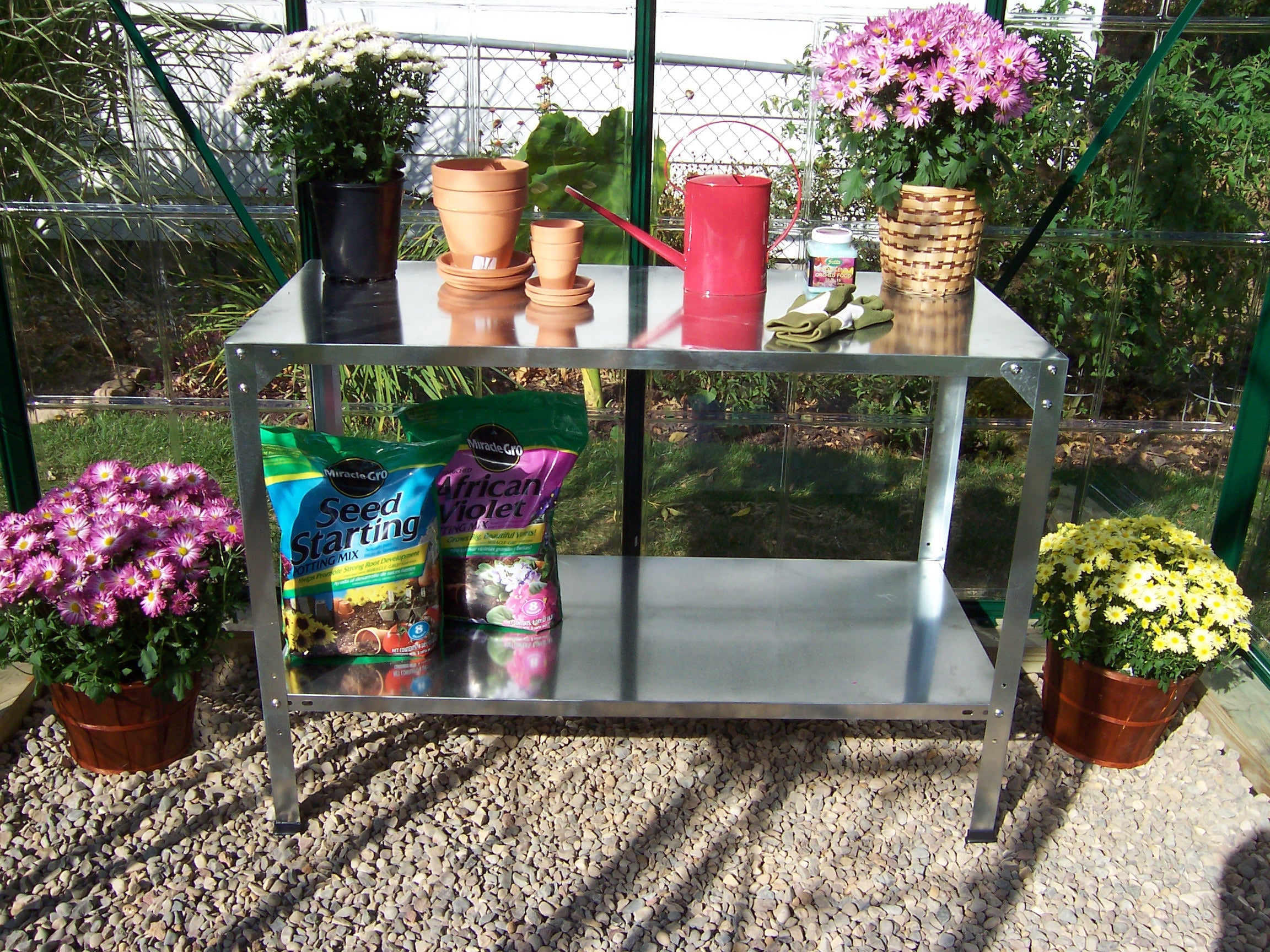 Palram® Steel Work Bench - Dive To Garden