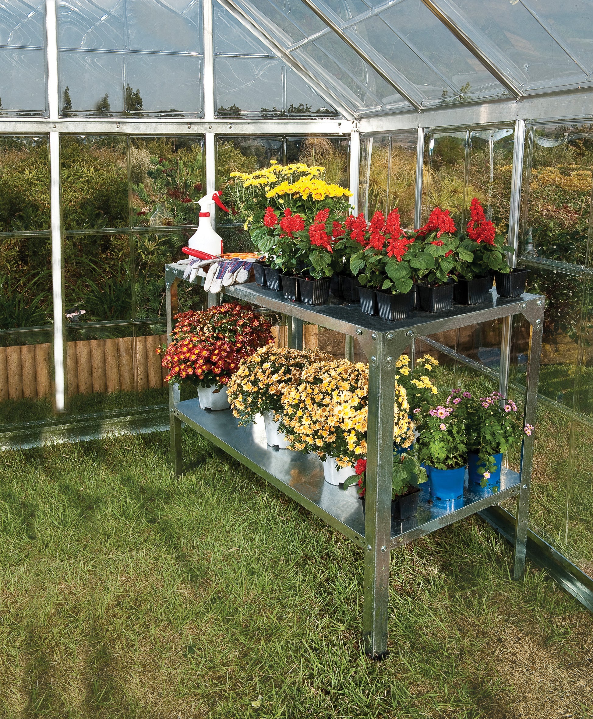 Palram® Steel Work Bench - Dive To Garden