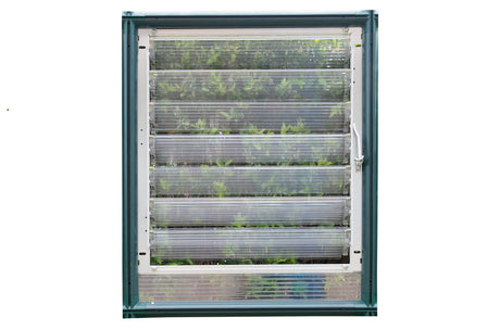 Rion® Side Louver Greenhouse Window - Dive To Garden