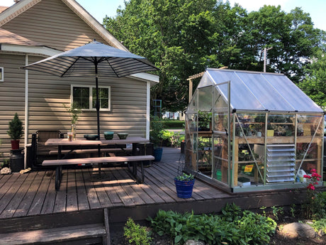 Side Louver Greenhouse Window for Nature Series Greenhouse - Dive To Garden