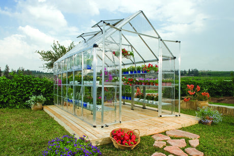 Snap&Grow™ 8x8x12.ft Clear Wall Greenhouse - Dive To Garden