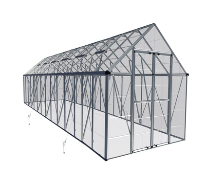 Snap&Grow™ 8x8x28.ft Clear Wall Greenhouse - Dive To Garden