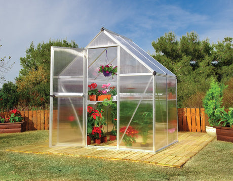Mythos™ 6x6x4.ft Twin Wall Greenhouse - Dive To Garden
