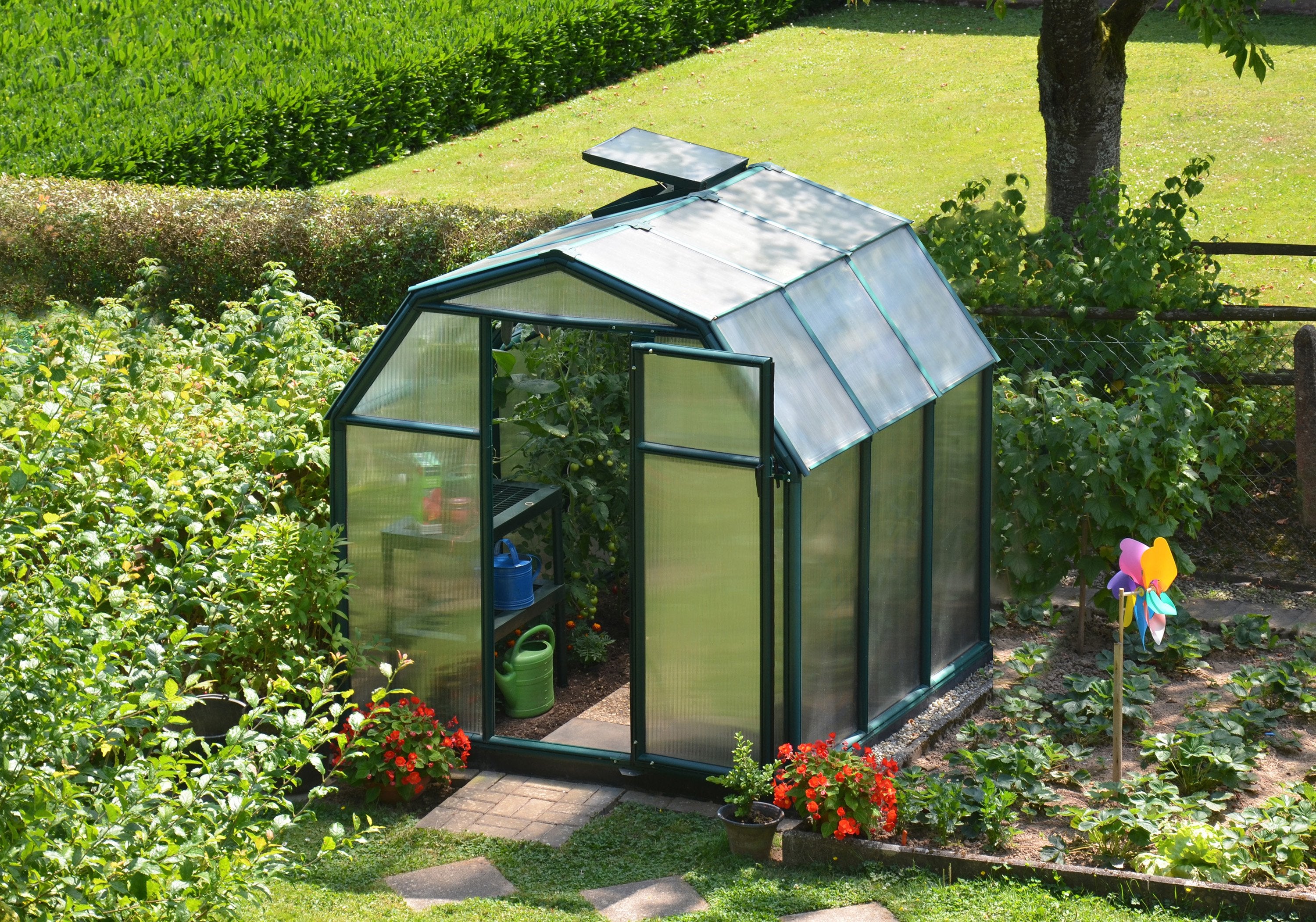 EcoGrow 2™ 6x6x6.ft Twin-Wall Greenhouse - Dive To Garden
