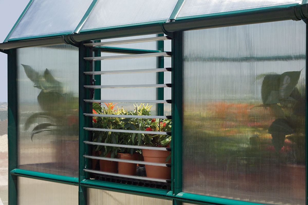Prestige 2™ 8x8x12.ft Resin Greenhouse Package - Dive To Garden