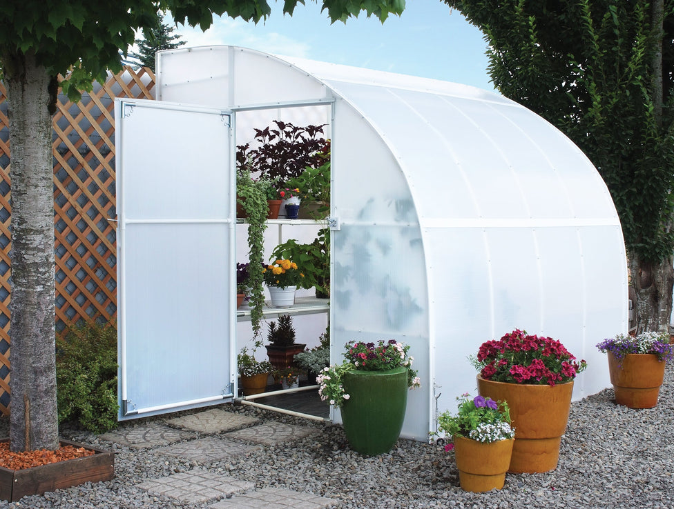 Harvester™ 8x8x8.ft Lean-to Heat Efficient Greenhouse - Dive To Garden