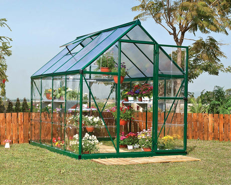 Hybrid™ 6x7X8.ft Clear Wall Greenhouse - Dive To Garden