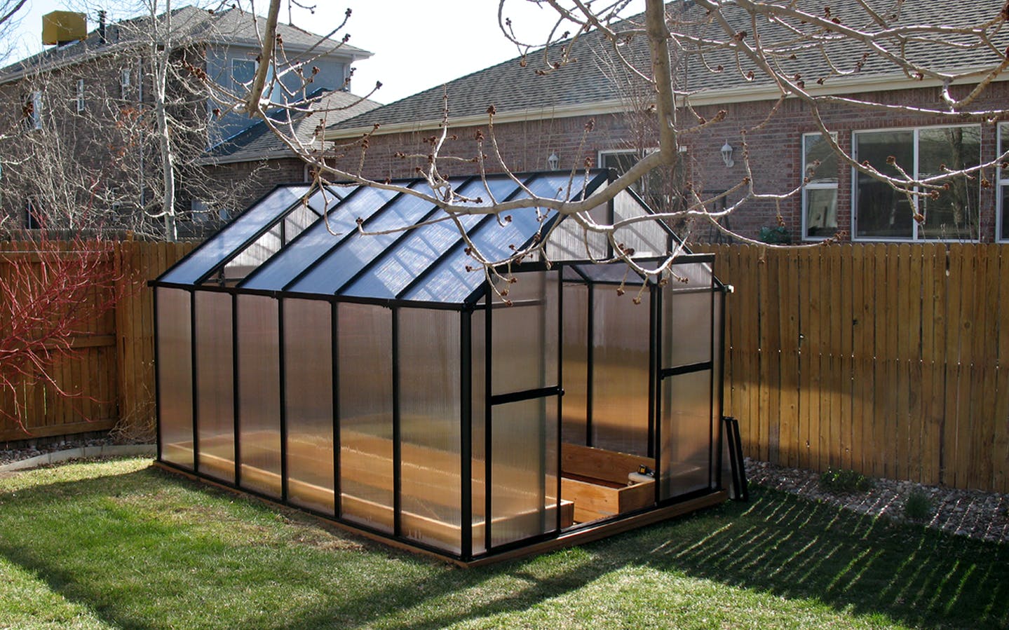 MONT™ 8x8x12.ft Large Entrance Greenhouse - Dive To Garden