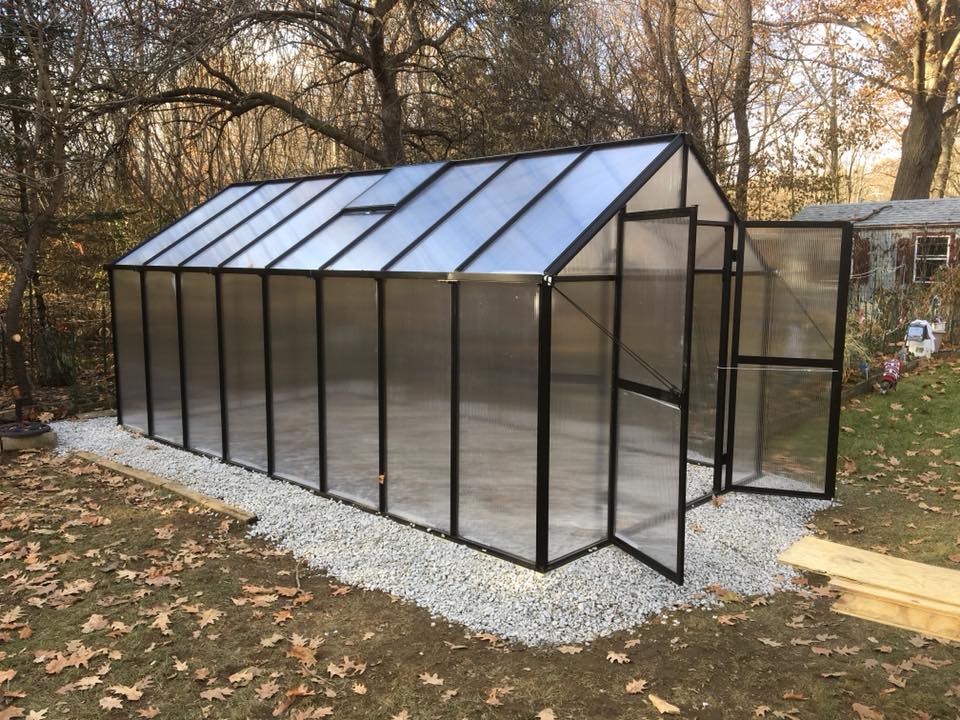 MONT™ 8x8x16.ft Large Entrance Greenhouse - Dive To Garden