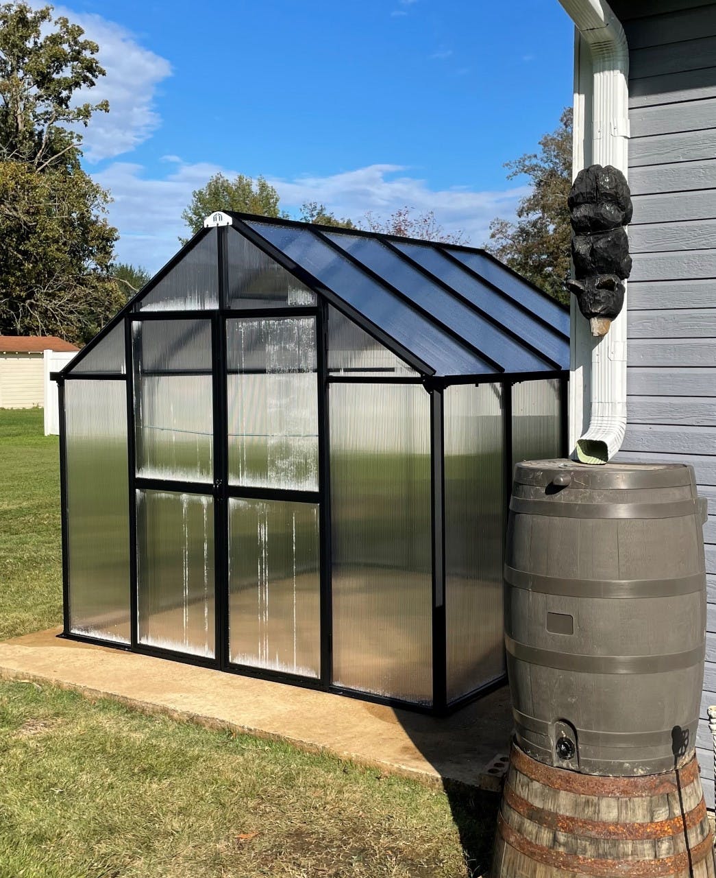 MONT™ 8x8x8.ft Large Entrance Greenhouse - Dive To Garden