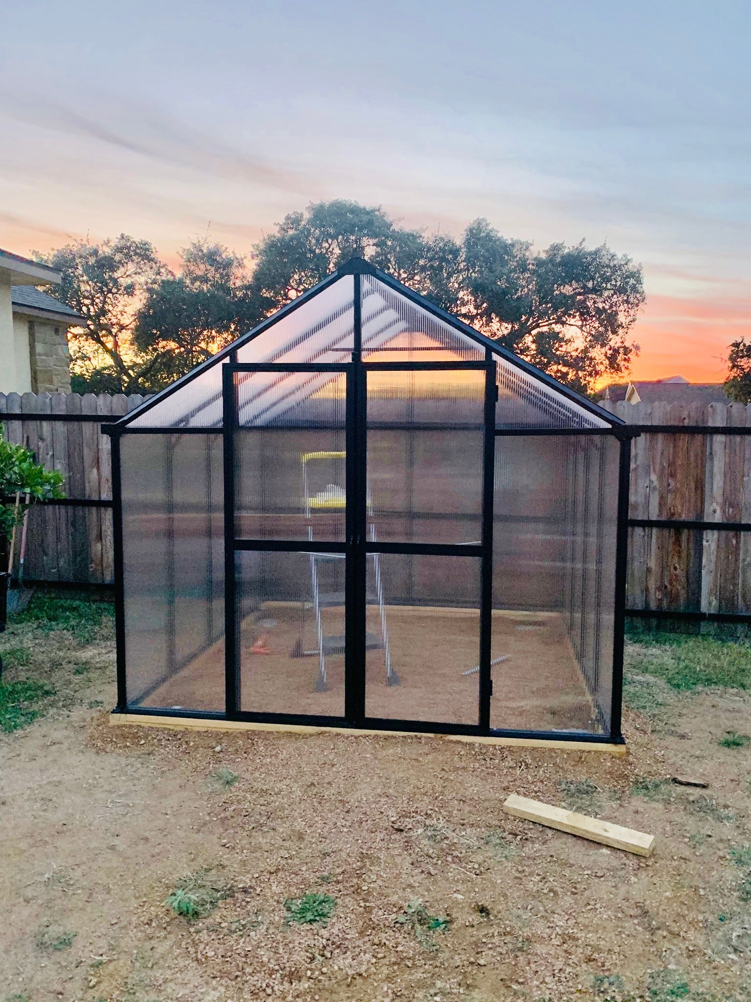 MONT™ 8x8x8.ft Large Entrance Greenhouse - Dive To Garden
