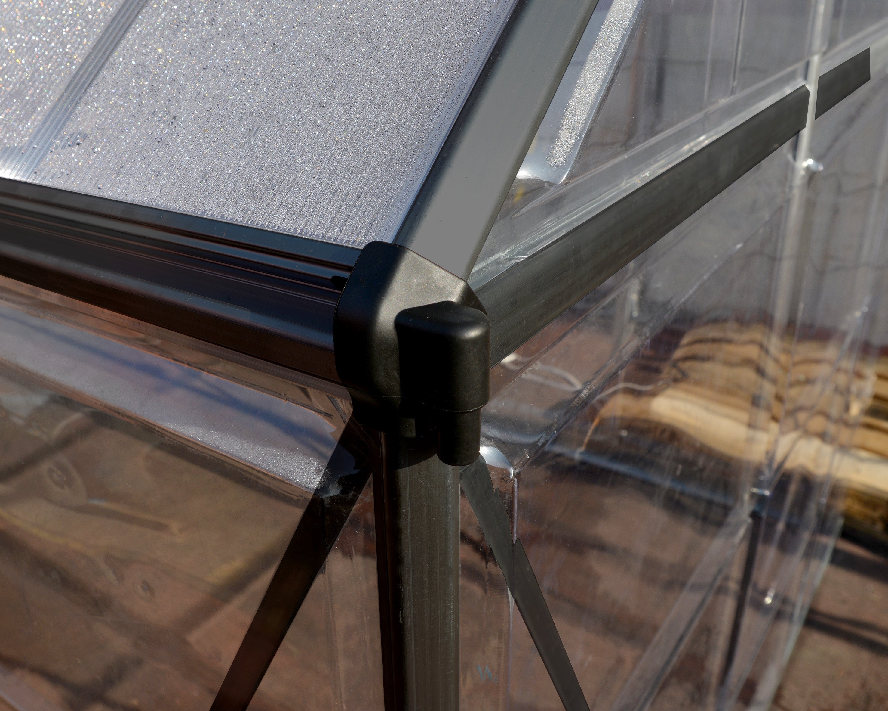 Mythos™ 6x6x10.ft Twin Wall Greenhouse - Dive To Garden