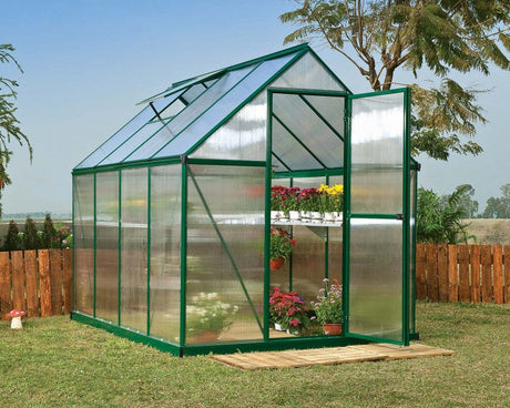 Mythos™ 6x6x8.ft Twin Wall Greenhouse - Dive To Garden